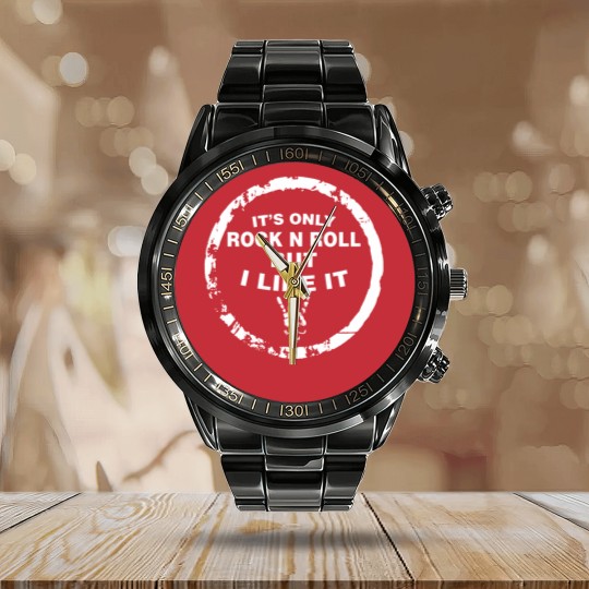 Discover IT’S ONLY ROCK N ROLL BUT I LIKE IT - Musical - Calendar Steel Band Watch
