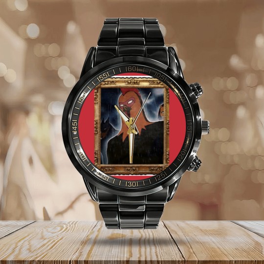 Discover Lostreak Chicken Graphic Calendar Steel Band Watch