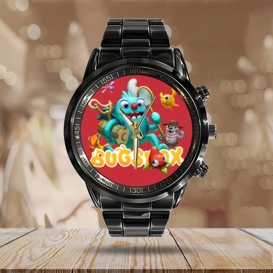 Discover Bugsnax KidsActive Calendar Steel Band Watch