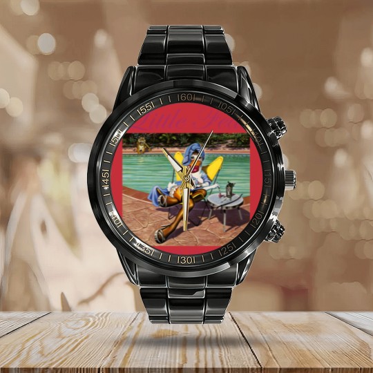 Discover Little Feat Rock Band Lowell George Formed Then Disbanded Upon His Death  Retro Wave Calendar Steel Band Watch