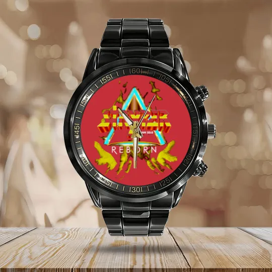 Discover Stryper N55 gt;gt;gt;lt;lt;lt; stryper Calendar Steel Band Watch