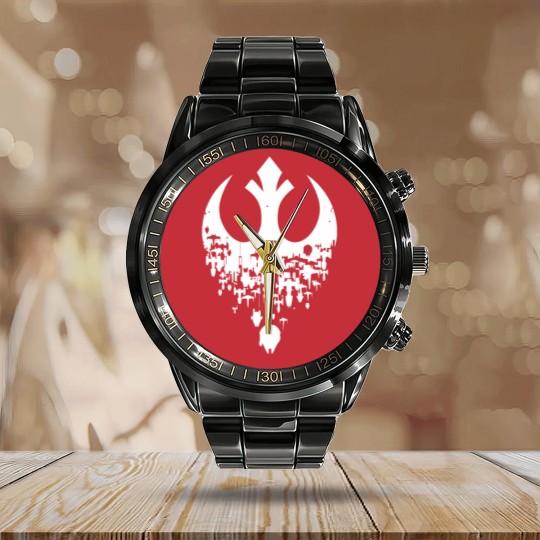 Discover FRACTURED REBELLION Calendar Steel Band Watch