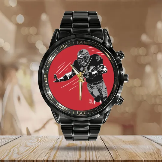 Discover Bo! - Raiders - Calendar Steel Band Watch