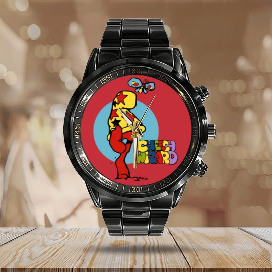 Discover Cheech Wizard Calendar Steel Band Watch
