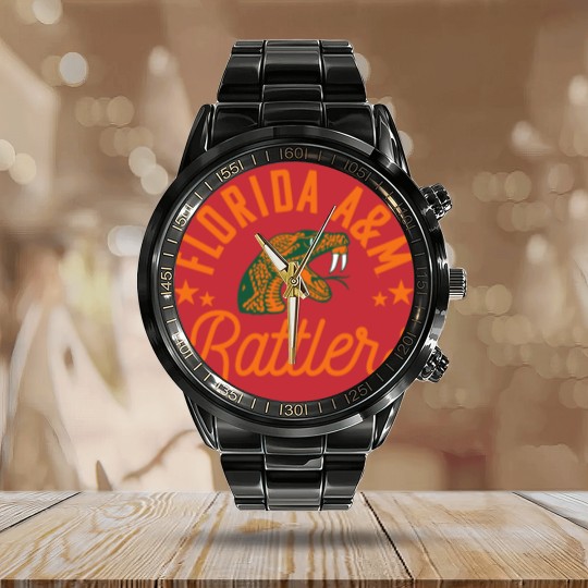 Discover am university famu logo Stickers Calendar Steel Band Watch
