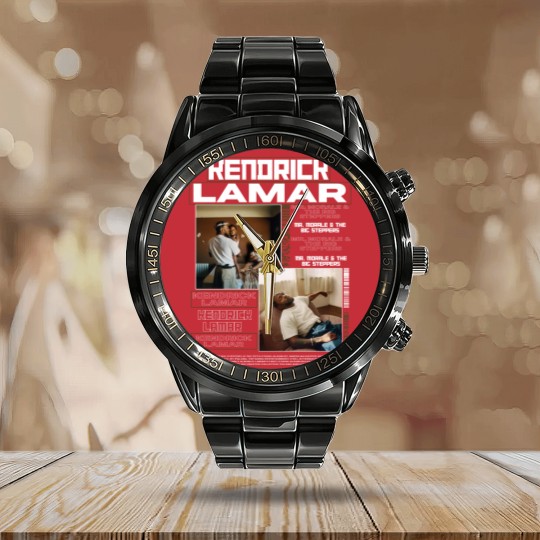 Discover Kendrick Lamar Calendar Steel Band Watch, Kendrick Lamar Rap Merch, Kendrick Lamar Merch