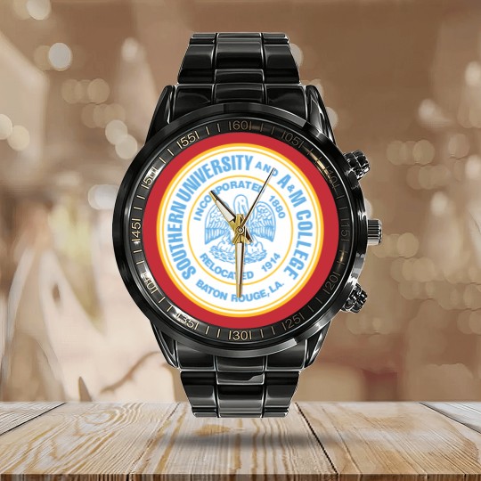 Discover Southern University Calendar Steel Band Watch