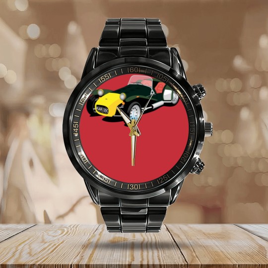 Discover Lotus 7 Calendar Steel Band Watch