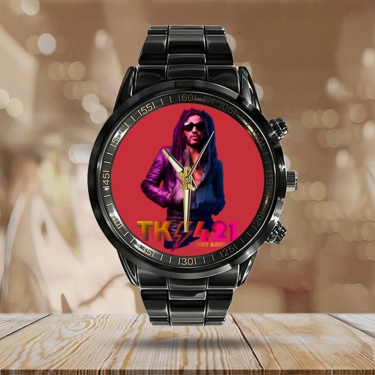 Discover Lenny Kravitz Calendar Steel Band Watch