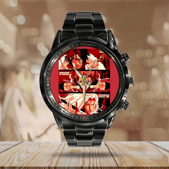 Discover The Hunter , The Speaker and The Vampire Calendar Steel Band Watch