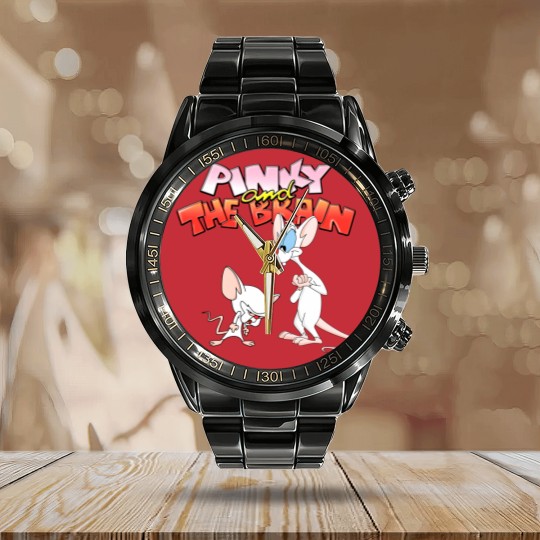 Discover Pinky and the Brain Calendar Steel Band Watch