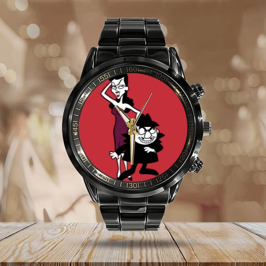 Discover Boris Badenov and Natasha Fatale - Rocky & B Calendar Steel Band Watch