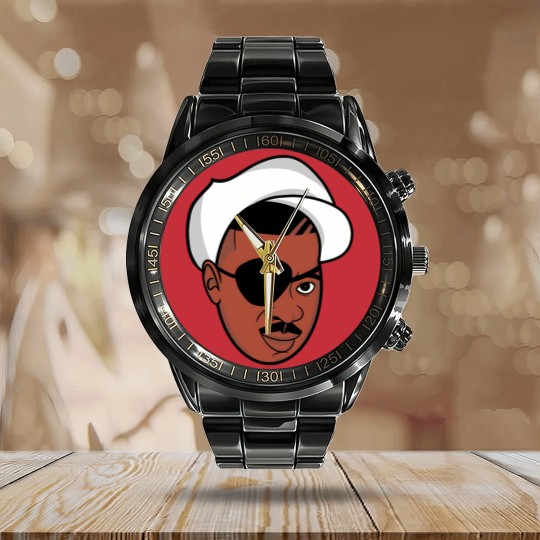 Discover A Rapper Record Producer Slick Rick 143 Calendar Steel Band Watch