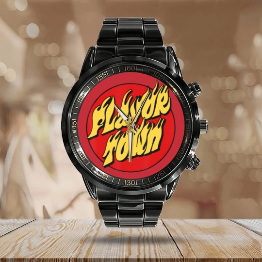 Discover welcome to flavortown mayor of flavor town funny meme Calendar Steel Band Watch