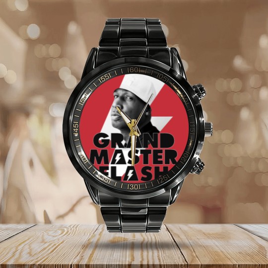 Discover Grandmaster Flash Calendar Steel Band Watch