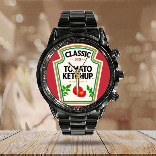 Discover Ketchup Halloween Costume Tomato Matching Halloween Ketchup Calendar Steel Band Watch