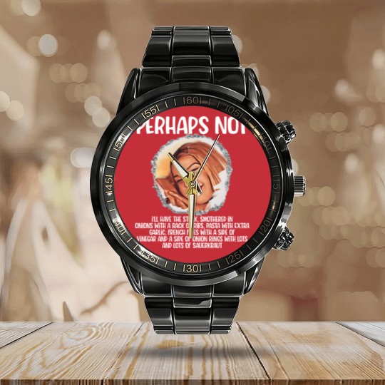 Discover Funny white chicks movie quote  Classic Calendar Steel Band Watch