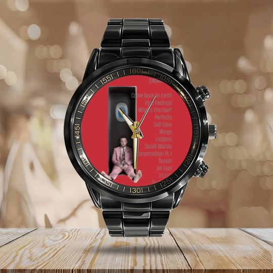 Discover macmiller Swimming Vintage Calendar Steel Band Watch