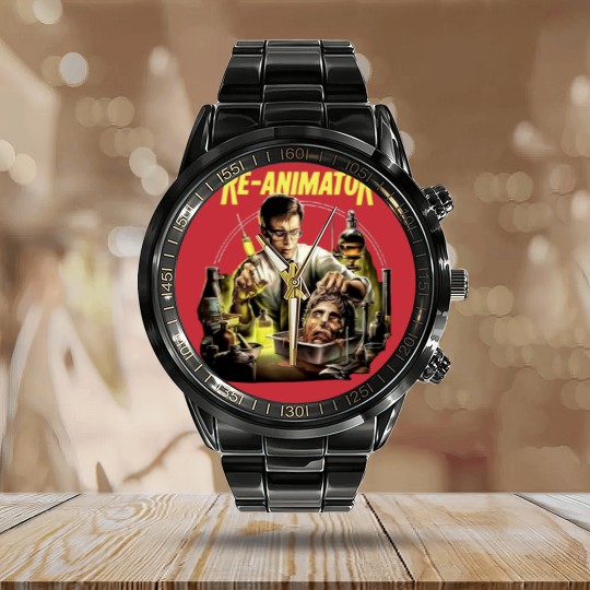 Discover reanimator horror movie Calendar Steel Band Watch