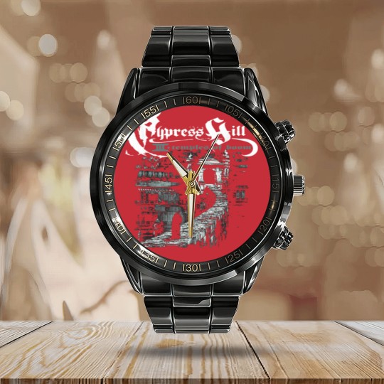 Discover Cypress Hill - Temple Of Boom Calendar Steel Band Watch