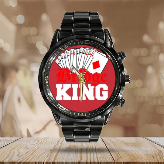 Discover Bridge King - Bridge King - Calendar Steel Band Watch