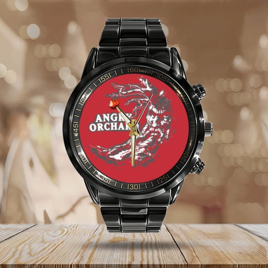 Discover Angry Orchard Calendar Steel Band Watch