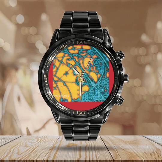 Discover the is this it strokes Calendar Steel Band Watch