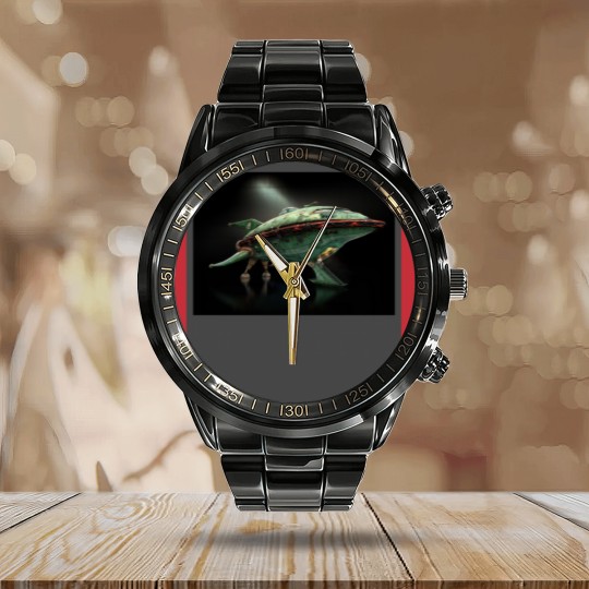 Discover Planet Express and Leela - Futurama - Calendar Steel Band Watch