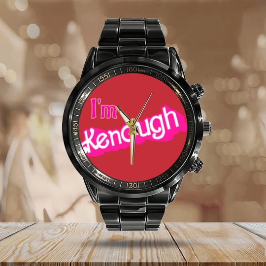Discover Kenough I'm Kenough - Im Kenough - Calendar Steel Band Watch