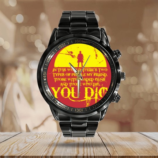 Discover The Good, The Bad and The Ugly Active Calendar Steel Band Watch