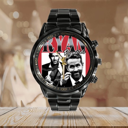 Discover Ryan Reynolds Movie Actor Calendar Steel Band Watch Vintage, Ryan Reynolds Calendar Steel Band Watch, Ryan Reynolds Calendar Steel Band Watch