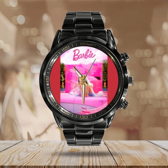 Discover Barbies Movie Active Calendar Steel Band Watch