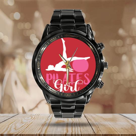 Discover Pilates Fitness Instructor Pilates Girl Pilates Workout Calendar Steel Band Watch