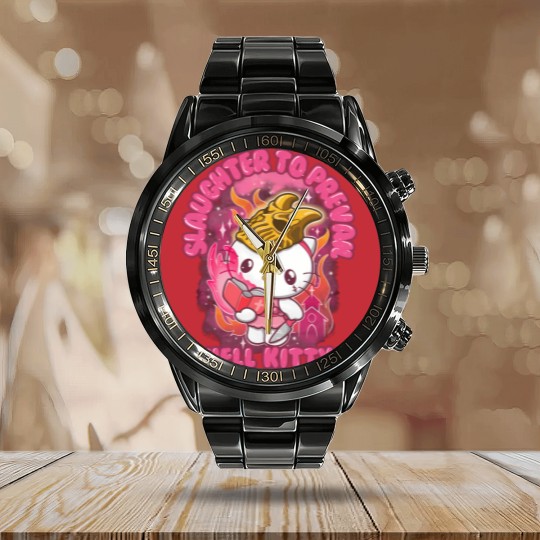 Discover Slaughter To Prevail Merch Slaughter To Prevail Snake Calendar Steel Band Watch