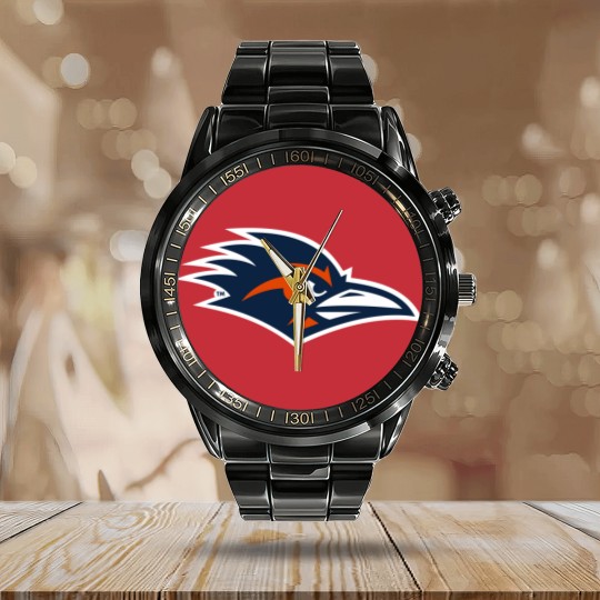 Discover UTSA Roadrunners logo Calendar Steel Band Watch