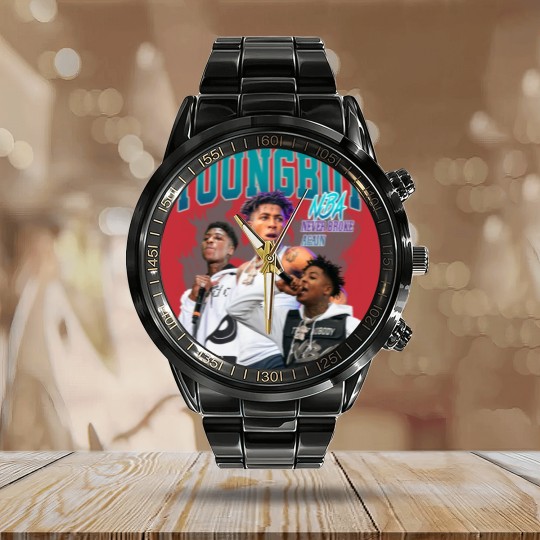 Discover Youngboy Calendar Steel Band Watch, Vintage Youngboy Calendar Steel Band Watch, Retro Youngboy Calendar Steel Band Watch