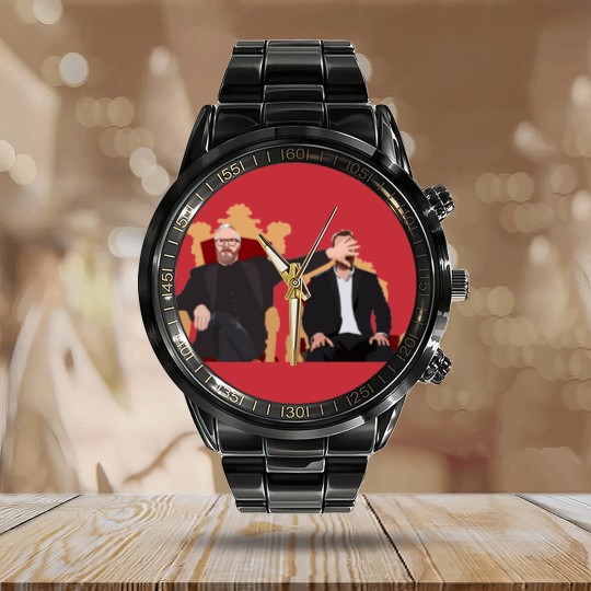 Discover Taskmaster UK - Greg and Alex Calendar Steel Band Watch