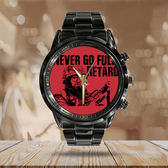 Discover Full Retard Calendar Steel Band Watch