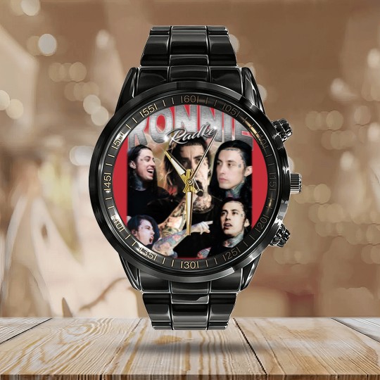 Discover RONNIE RADKE - Metal Calendar Steel Band Watch, Ronnie Radke Calendar Steel Band Watch