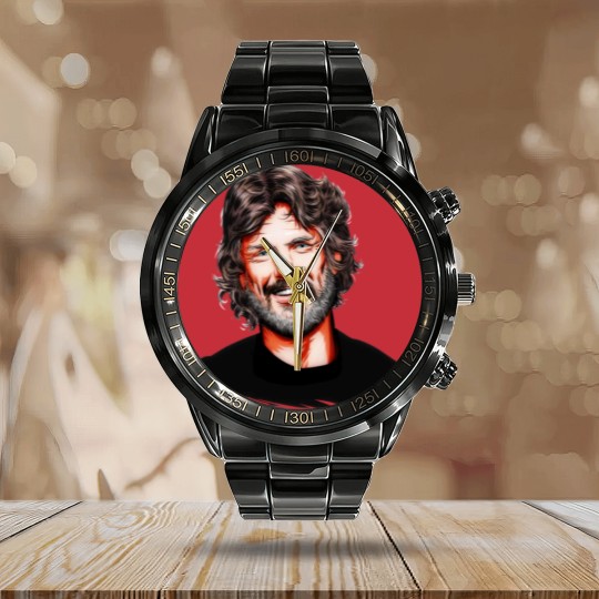 Discover Kris Kristofferson - An illustration by Paul Cemmick Calendar Steel Band Watch
