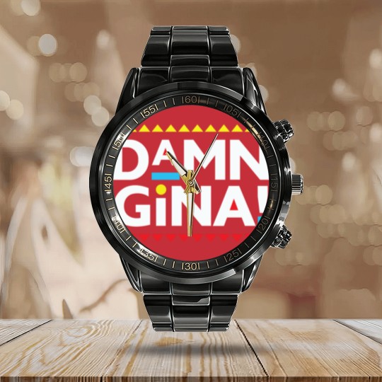 Discover Martin-Damn Gina Calendar Steel Band Watch