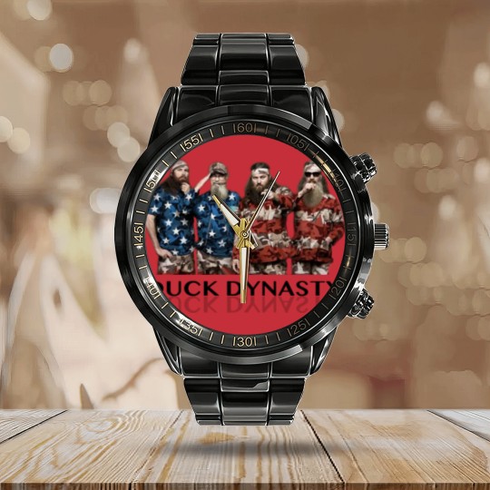 Discover Duck Dynasty Calendar Steel Band Watch