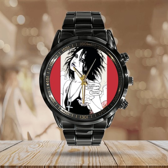 Discover You lived what anybody gets, Bernie. you got a lifetime. (Death - The Sandman) Calendar Steel Band Watch