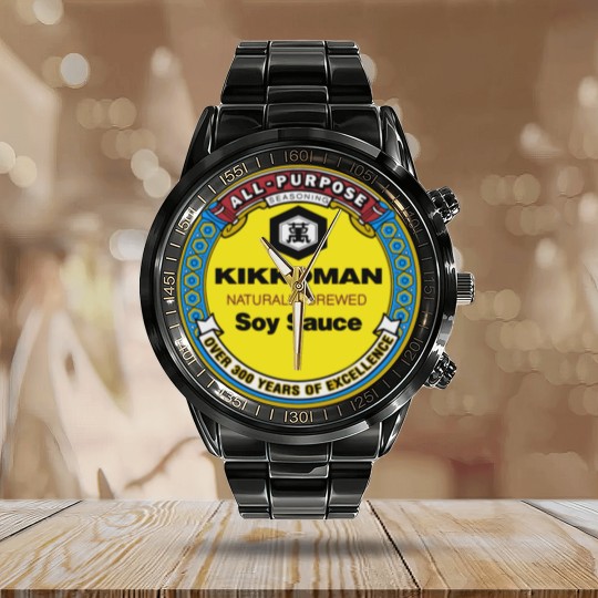 Discover Kikkoman Soy Sauce Calendar Steel Band Watch