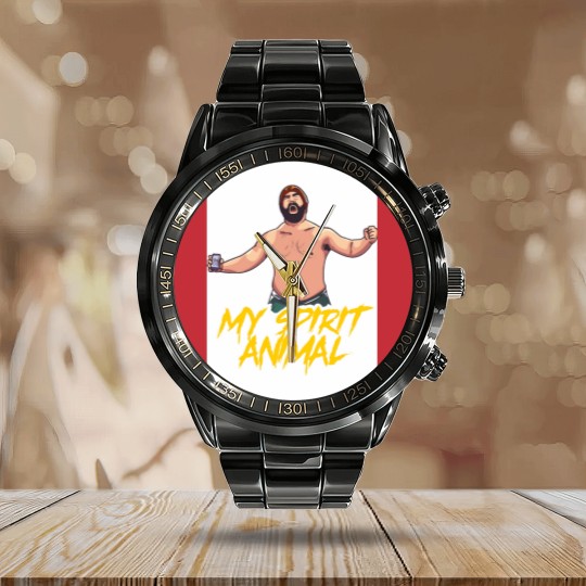Discover Jason Kelce My Spirit Animal Calendar Steel Band Watch
