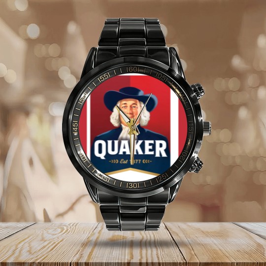 Discover oat quaker hot Calendar Steel Band Watch