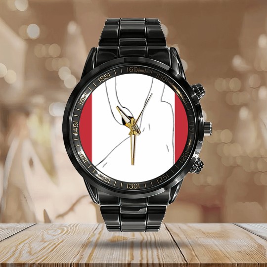 Discover Swan Dress (Bjork) Graphic Calendar Steel Band Watch