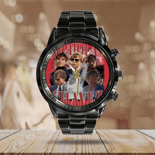 Discover Nicholas Chavez Calendar Steel Band Watch, Nicholas Alexander Chavez Retro Calendar Steel Band Watch