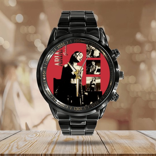 Discover Ariana American Singer Calendar Steel Band Watch, Yours Truly Ariana, Ariana cloud, Ariana Calendar Steel Band Watch