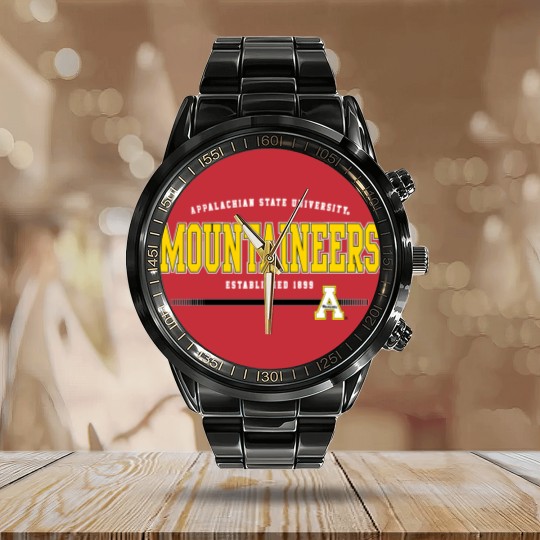 Discover appmerch8 appalachian state university Calendar Steel Band Watch
